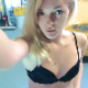 A beautiful blonde girl takes a nice-sized shit on the floor of a garage. She wipes her ass for the camera as well. About 10.5 minutes.